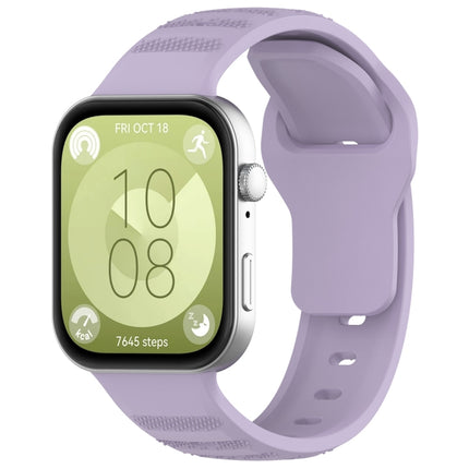 Wavy Dot Texture Silicone Sports Watch Band, For Huawei Watch Fit 3