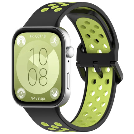 Two Color Silicone Sports Watch Band, For Huawei Watch Fit 3