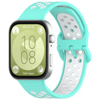 For Huawei Watch Fit 3 / Teal+White