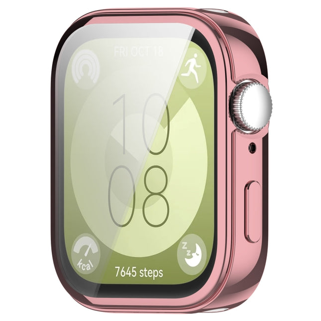 Full Coverage TPU Electroplated Watch Protective Case, For Huawei Watch Fit 3