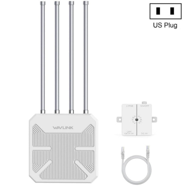 WAVLINK WN573HX3 AX3000 Waterproof Outdoor WiFi Wireless Outdoor Dual Band Router, US Plug, UK Plug, EU Plug, AU Plug
