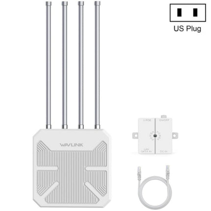 WAVLINK WN573HX3 AX3000 Waterproof Outdoor WiFi Wireless Outdoor Dual Band Router, US Plug, UK Plug, EU Plug, AU Plug