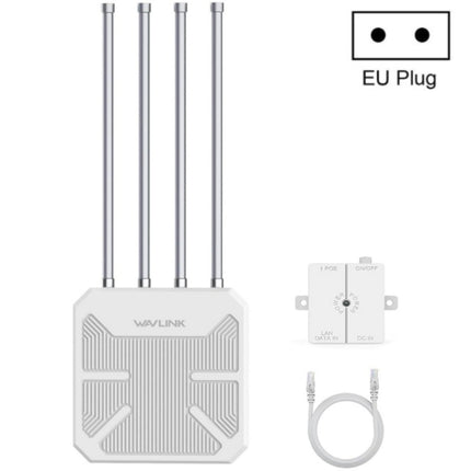WAVLINK WN573HX3 AX3000 Waterproof Outdoor WiFi Wireless Outdoor Dual Band Router, US Plug, UK Plug, EU Plug, AU Plug