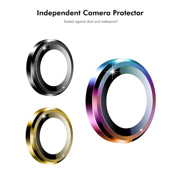 ENKAY 9H Rear Lens Aluminium Alloy Tempered Glass Film, For iPhone 16 Pro / 16 Pro Max