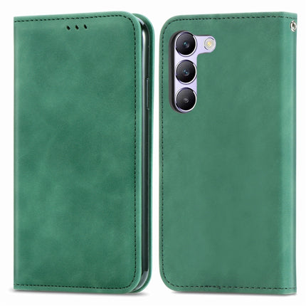 Retro Skin Feel Magnetic Flip Leather Phone Case, For vivo V40 SE, For vivo Y100 5G IND