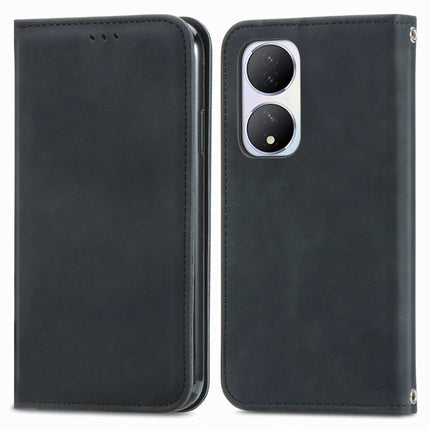 Retro Skin Feel Magnetic Flip Leather Phone Case, For vivo V40 SE, For vivo Y100 5G IND