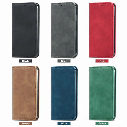 Retro Skin Feel Magnetic Flip Leather Phone Case, For vivo V40 SE, For vivo Y100 5G IND