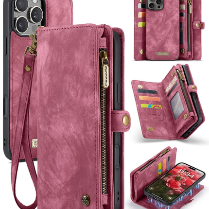 CaseMe 008 Detachable Multifunctional Leather Phone Case, For iPhone 16e, For iPhone 16 Pro Max, For iPhone 16 Pro, For iPhone 16 Plus