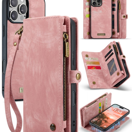 CaseMe 008 Detachable Multifunctional Leather Phone Case, For iPhone 16e, For iPhone 16 Pro Max, For iPhone 16 Pro, For iPhone 16 Plus