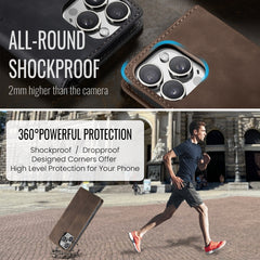 CaseMe 013 Multifunctional Horizontal Flip Leather Phone Case, For iPhone 16 Pro Max, For iPhone 16 Pro, For iPhone 16 Plus, For iPhone 16