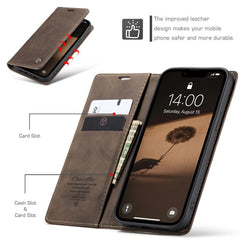 CaseMe 013 Multifunctional Horizontal Flip Leather Phone Case, For iPhone 16e