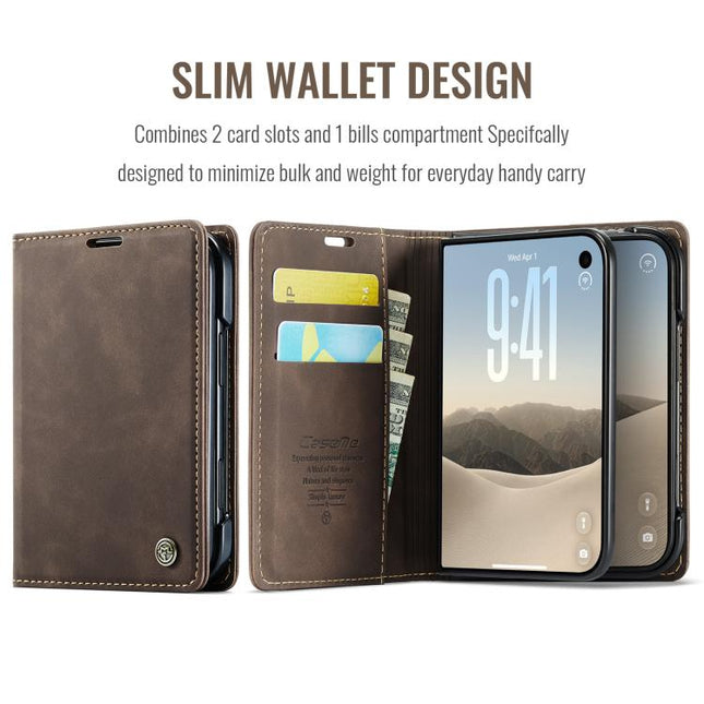 CaseMe 013 Multifunctional Horizontal Flip Leather Phone Case, For iPhone 17e / 16e, For iPhone 17 Pro Max, For iPhone 17 Pro, For iPhone 17