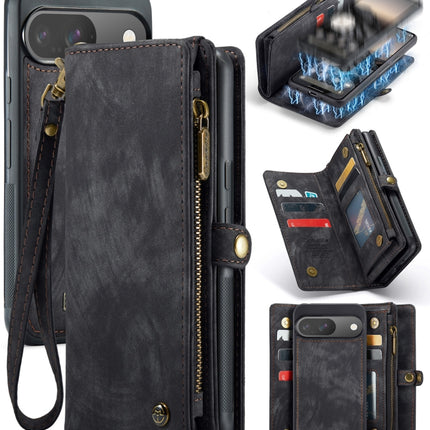 CaseMe 008 Detachable Multifunctional Leather Phone Case, For Google Pixel 9a, For Google Pixel 9 Pro XL, For Google Pixel 9 / 9 Pro