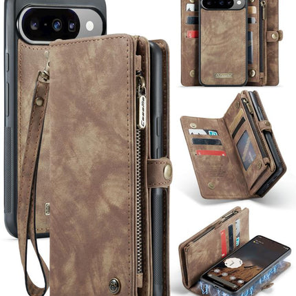 CaseMe 008 Detachable Multifunctional Leather Phone Case, For Google Pixel 11 Pro XL, For Google Pixel 11 / 11 Pro, For Google Pixel 10 Pro XL, For Google Pixel 10 / 10 Pro