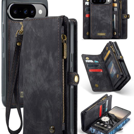 CaseMe 008 Detachable Multifunctional Leather Phone Case, For Google Pixel 11 Pro XL, For Google Pixel 11 / 11 Pro, For Google Pixel 10 Pro XL, For Google Pixel 10 / 10 Pro