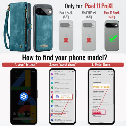 CaseMe 008 Detachable Multifunctional Leather Phone Case, For Google Pixel 11 Pro XL, For Google Pixel 11 / 11 Pro, For Google Pixel 10 Pro XL, For Google Pixel 10 / 10 Pro