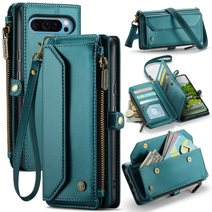 CaseMe C36 Card Slots Zipper Wallet RFID Anti-theft Leather Phone Case, For Google Pixel 11 Pro XL, For Google Pixel 11 / 11 Pro, For Google Pixel  10a, For Google Pixel 9 Pro XL / 10 Pro XL