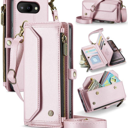 CaseMe C36 Card Slots Zipper Wallet RFID Anti-theft Leather Phone Case, For Google  Pixel 10 / 10 Pro / 9, For Google Pixel 9a
