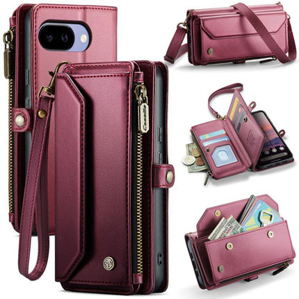 CaseMe C36 Card Slots Zipper Wallet RFID Anti-theft Leather Phone Case, For Google Pixel 11 Pro XL, For Google Pixel 11 / 11 Pro, For Google Pixel  10a, For Google Pixel 9 Pro XL / 10 Pro XL
