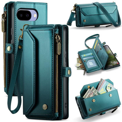 CaseMe C36 Card Slots Zipper Wallet RFID Anti-theft Leather Phone Case, For Google Pixel 11 Pro XL, For Google Pixel 11 / 11 Pro, For Google Pixel  10a, For Google Pixel 9 Pro XL / 10 Pro XL