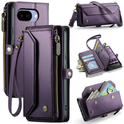 CaseMe C36 Card Slots Zipper Wallet RFID Anti-theft Leather Phone Case, For Google Pixel 11 Pro XL, For Google Pixel 11 / 11 Pro, For Google Pixel  10a, For Google Pixel 9 Pro XL / 10 Pro XL