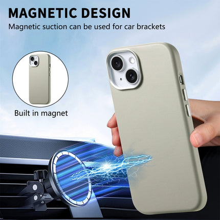 Electroplated Metal Button MagSafe Phone Case, For iPhone 15, For iPhone 14 Plus, For iPhone 14