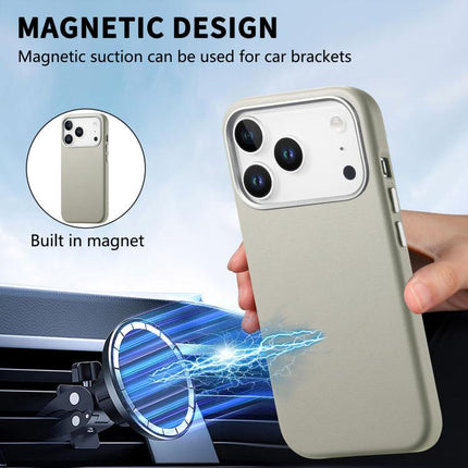 Electroplated Metal Button MagSafe Phone Case, For  iPhone 18 Pro, For iPhone 17 Pro Max, For iPhone 17 Pro