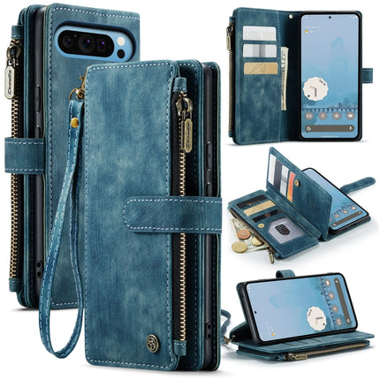CaseMe C30 Card Slots Zipper Wallet Leather Phone Case, For Google Pixel 11 / 11 Pro, For Google Pixel 10a, For Google Pixel 9 Pro XL / 10 Pro XL, For Google Pixel 10 / 10 Pro / 9, For Google Pixel 9a, For Google Pixel 11 Pro XL