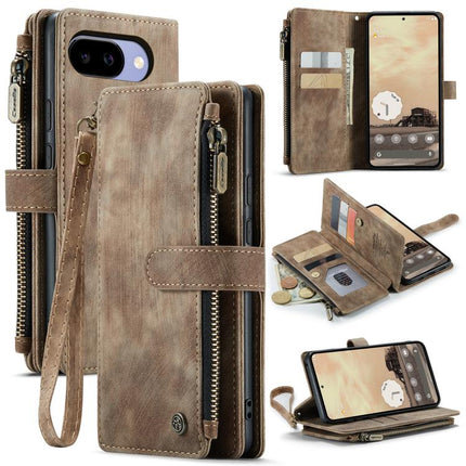 CaseMe C30 Card Slots Zipper Wallet Leather Phone Case, For Google Pixel 11 / 11 Pro, For Google Pixel 10a, For Google Pixel 9 Pro XL / 10 Pro XL, For Google Pixel 10 / 10 Pro / 9, For Google Pixel 9a, For Google Pixel 11 Pro XL