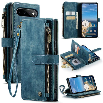 CaseMe C30 Card Slots Zipper Wallet Leather Phone Case, For Google Pixel 11 / 11 Pro, For Google Pixel 10a, For Google Pixel 9 Pro XL / 10 Pro XL, For Google Pixel 10 / 10 Pro / 9, For Google Pixel 9a, For Google Pixel 11 Pro XL