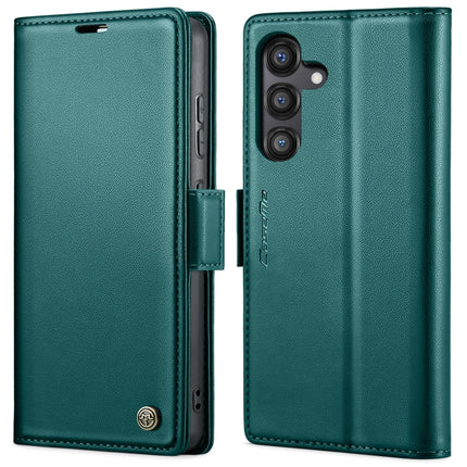 CaseMe 023 Butterfly Buckle Litchi Texture RFID Anti-theft Leather Phone Case, For Galaxy S25 5G, For Galaxy S25+ 5G, For Galaxy S25 Ultra 5G, For Galaxy S24 FE 5G