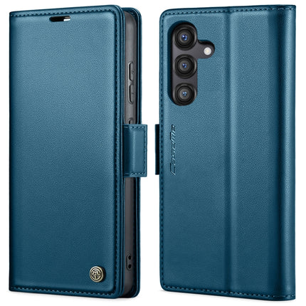 CaseMe 023 Butterfly Buckle Litchi Texture RFID Anti-theft Leather Phone Case, For Galaxy S25 5G, For Galaxy S25+ 5G, For Galaxy S25 Ultra 5G, For Galaxy S24 FE 5G
