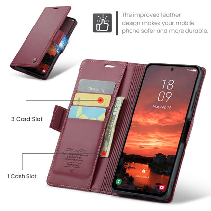 CaseMe 023 Butterfly Buckle Litchi Texture RFID Anti-theft Leather Phone Case, For Galaxy S25 5G, For Galaxy S25+ 5G, For Galaxy S25 Ultra 5G, For Galaxy S24 FE 5G