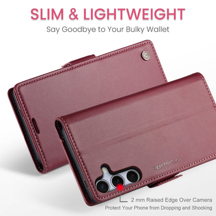 CaseMe 023 Butterfly Buckle Litchi Texture RFID Anti-theft Leather Phone Case, For Galaxy S25 5G, For Galaxy S25+ 5G, For Galaxy S25 Ultra 5G, For Galaxy S24 FE 5G