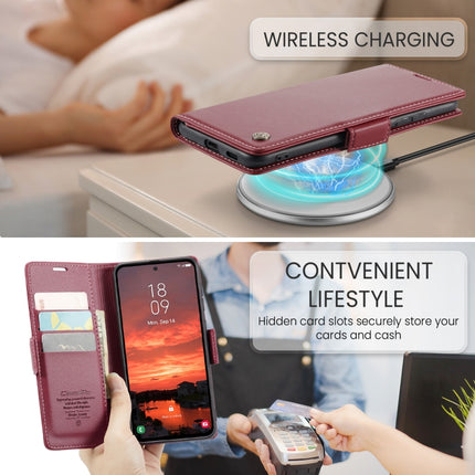 CaseMe 023 Butterfly Buckle Litchi Texture RFID Anti-theft Leather Phone Case, For Galaxy S25 5G, For Galaxy S25+ 5G, For Galaxy S25 Ultra 5G, For Galaxy S24 FE 5G