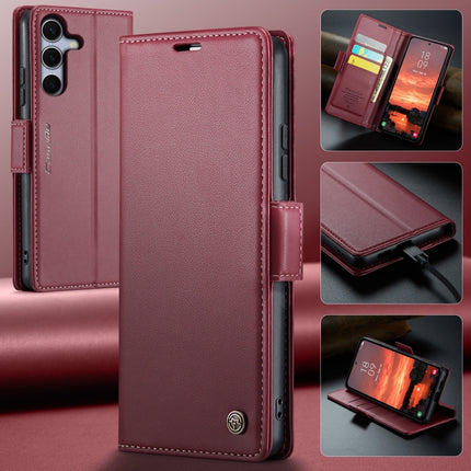 CaseMe 023 Butterfly Buckle Litchi Texture RFID Anti-theft Leather Phone Case, For Galaxy S25 5G, For Galaxy S25+ 5G, For Galaxy S25 Ultra 5G, For Galaxy S24 FE 5G