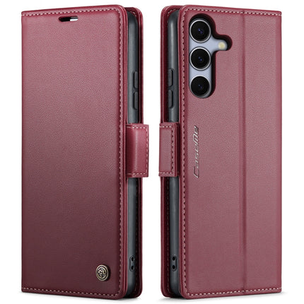 CaseMe 023 Butterfly Buckle Litchi Texture RFID Anti-theft Leather Phone Case, For Galaxy S25 5G, For Galaxy S25+ 5G, For Galaxy S25 Ultra 5G, For Galaxy S24 FE 5G
