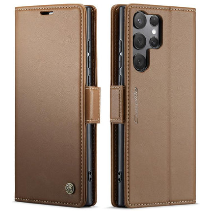 CaseMe 023 Butterfly Buckle Litchi Texture RFID Anti-theft Leather Phone Case, For Galaxy S25 5G, For Galaxy S25+ 5G, For Galaxy S25 Ultra 5G, For Galaxy S24 FE 5G