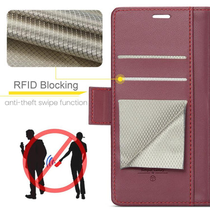 CaseMe 023 Butterfly Buckle Litchi Texture RFID Anti-theft Leather Phone Case, For Galaxy S25 Edge 5G, For Galaxy A56 5G, For Galaxy A26 5G, For Galaxy A36 5G