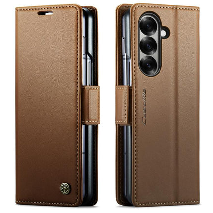 CaseMe 023 Butterfly Buckle Litchi Texture RFID Anti-theft Leather Phone Case, For Galaxy A37 5G, For Galaxy A27 5G, For Galaxy S25 FE 5G, For Galaxy Z Fold7