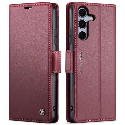 CaseMe 023 Butterfly Buckle Litchi Texture RFID Anti-theft Leather Phone Case, For Galaxy A37 5G, For Galaxy A27 5G, For Galaxy S25 FE 5G, For Galaxy Z Fold7