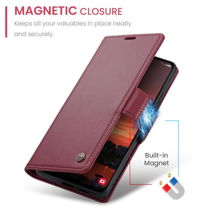CaseMe 023 Butterfly Buckle Litchi Texture RFID Anti-theft Leather Phone Case, For Galaxy S25 FE 5G, For Galaxy Z Fold7, For Galaxy S25 Edge 5G, For Galaxy A56 5G