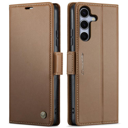 CaseMe 023 Butterfly Buckle Litchi Texture RFID Anti-theft Leather Phone Case, For Galaxy A37 5G, For Galaxy A27 5G, For Galaxy S25 FE 5G, For Galaxy Z Fold7