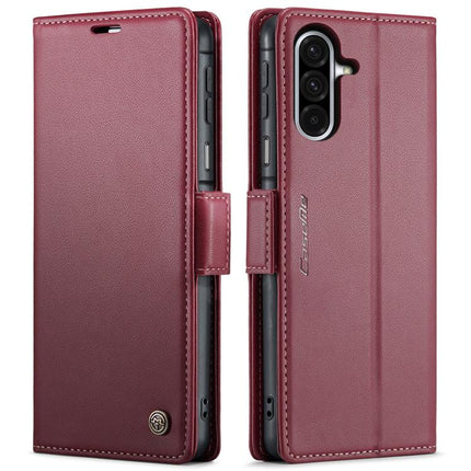 CaseMe 023 Butterfly Buckle Litchi Texture RFID Anti-theft Leather Phone Case, For Galaxy A17