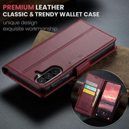 CaseMe 023 Butterfly Buckle Litchi Texture RFID Anti-theft Leather Phone Case, For Galaxy A17