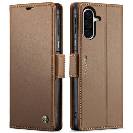 CaseMe 023 Butterfly Buckle Litchi Texture RFID Anti-theft Leather Phone Case, For Galaxy A17