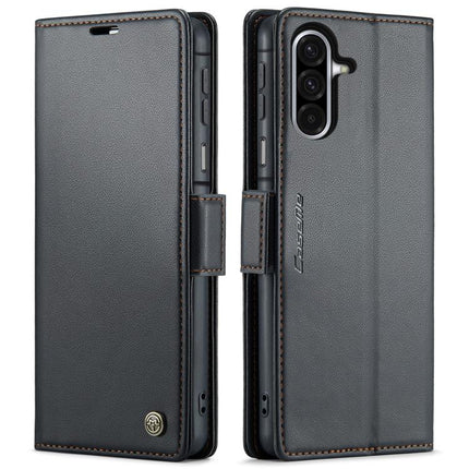 CaseMe 023 Butterfly Buckle Litchi Texture RFID Anti-theft Leather Phone Case, For Galaxy A17