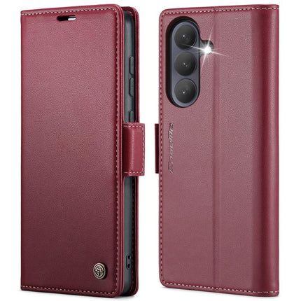 CaseMe 023 Butterfly Buckle Litchi Texture RFID Anti-theft Leather Phone Case, For Galaxy S26+ 5G, For Galaxy S26 Ultra 5G, For Galaxy S26 5G, For Galaxy A57 5G