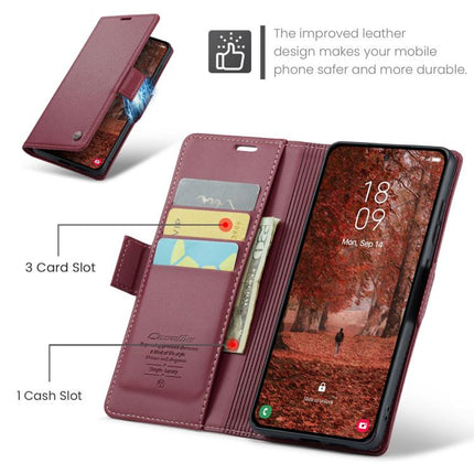 CaseMe 023 Butterfly Buckle Litchi Texture RFID Anti-theft Leather Phone Case, For Galaxy S26+ 5G, For Galaxy S26 Ultra 5G, For Galaxy S26 5G, For Galaxy A57 5G