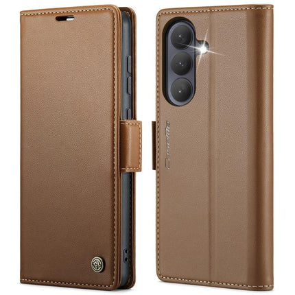 CaseMe 023 Butterfly Buckle Litchi Texture RFID Anti-theft Leather Phone Case, For Galaxy S26+ 5G, For Galaxy S26 Ultra 5G, For Galaxy S26 5G, For Galaxy A57 5G
